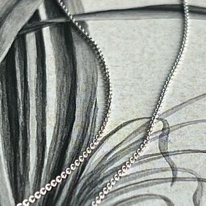 10K White Cable Link Chain